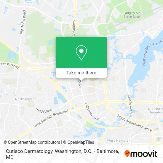 Cutisco Dermatology map