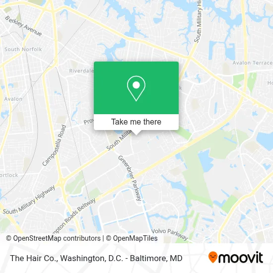 The Hair Co. map