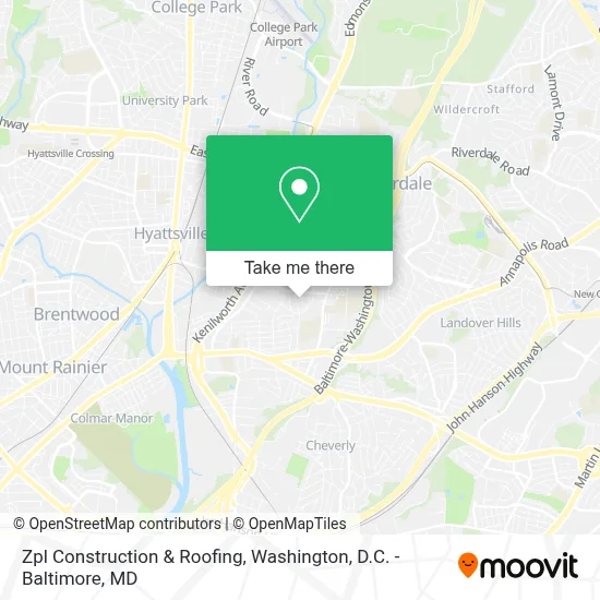Zpl Construction & Roofing map