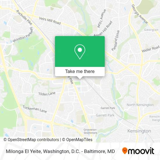 Milonga El Yeite map