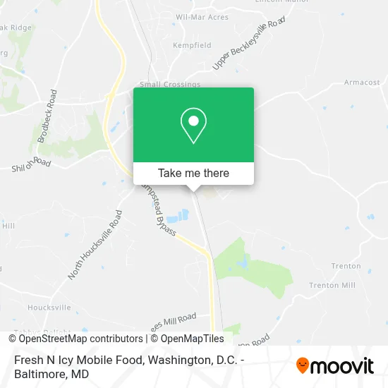 Fresh N Icy Mobile Food map