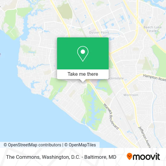 The Commons map