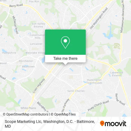 Scope Marketing Llc map