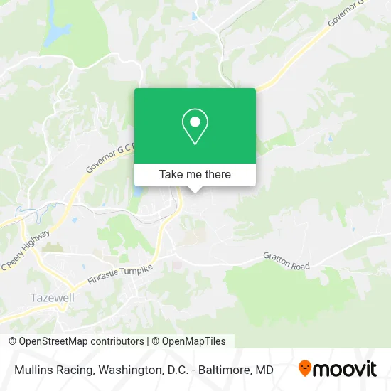 Mullins Racing map