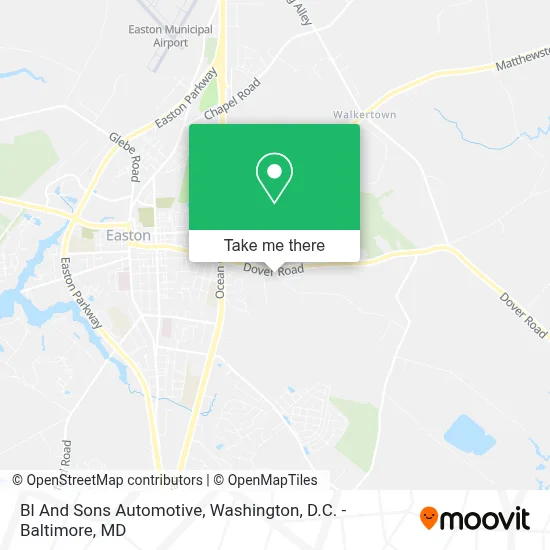 Bl And Sons Automotive map