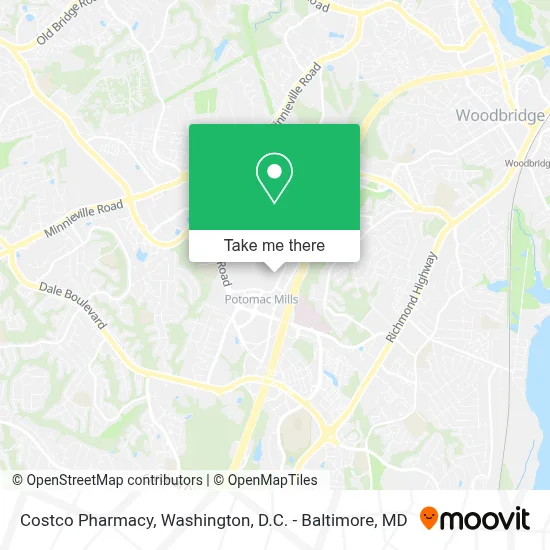 Costco Pharmacy map