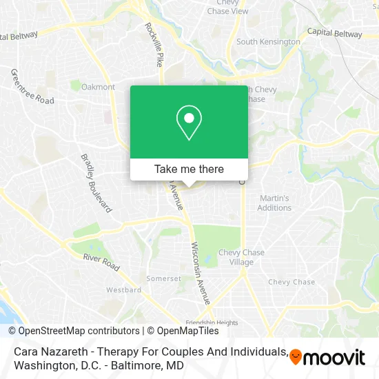 Cara Nazareth - Therapy For Couples And Individuals map