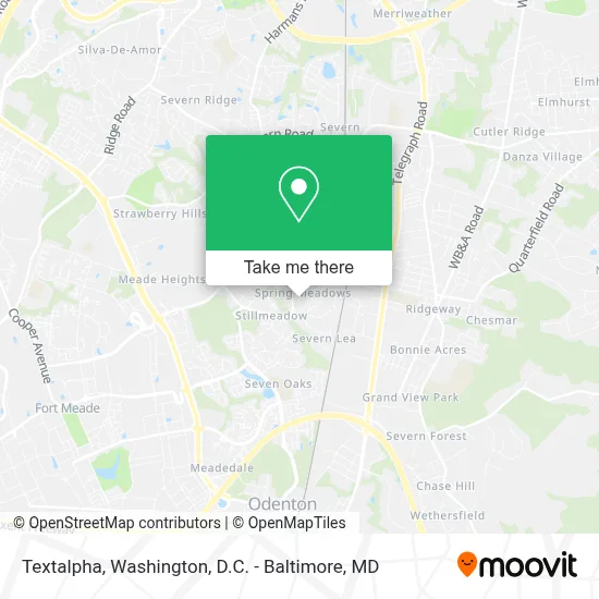 Textalpha map