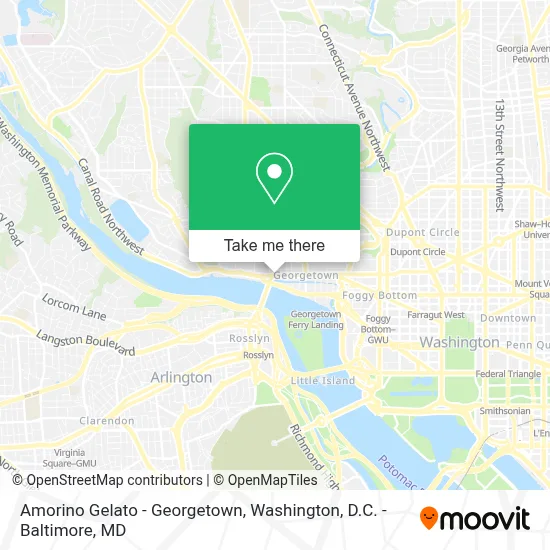 Amorino Gelato - Georgetown map