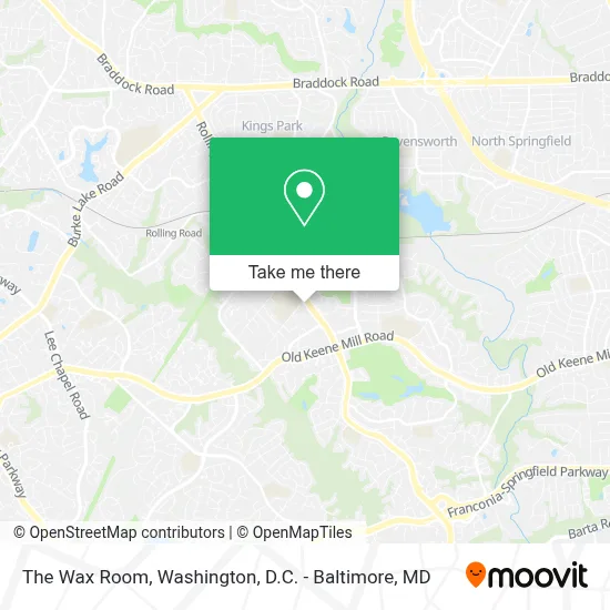 The Wax Room map