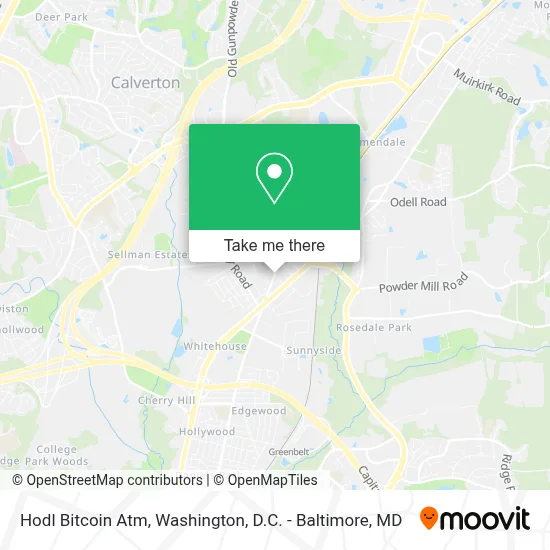 Hodl Bitcoin Atm map