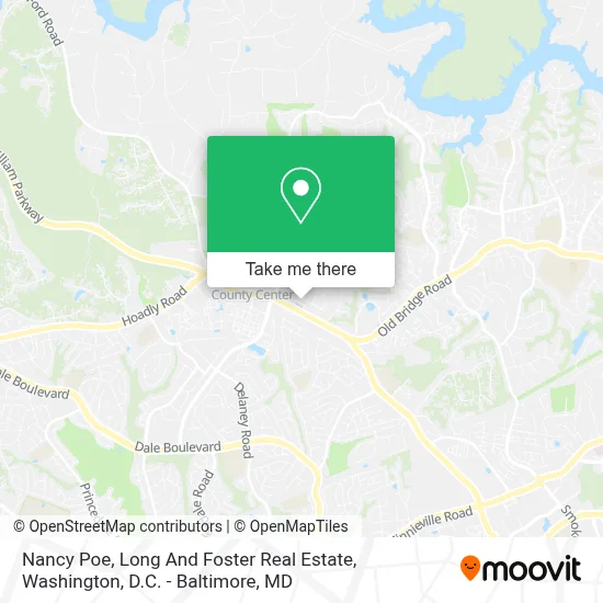 Nancy Poe, Long And Foster Real Estate map