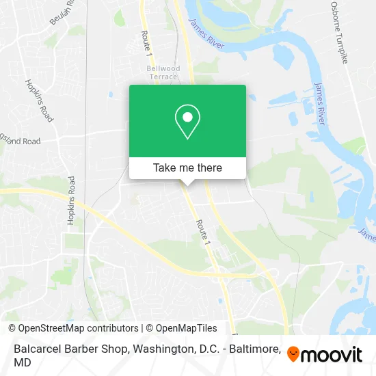 Balcarcel Barber Shop map