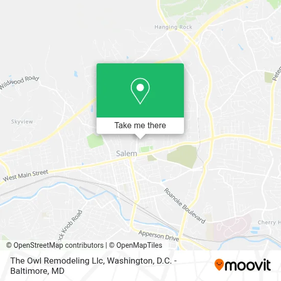 The Owl Remodeling Llc map