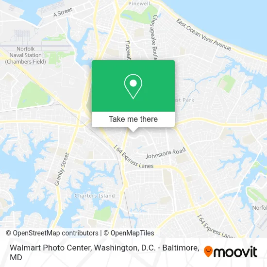Walmart Photo Center map
