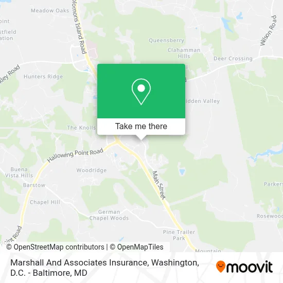 Marshall And Associates Insurance map