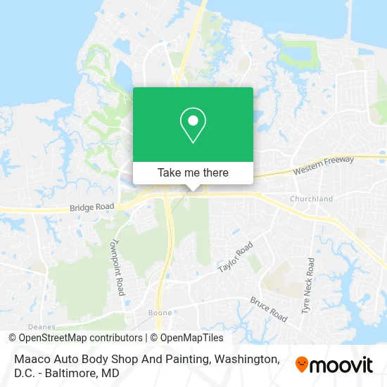 Maaco Auto Body Shop And Painting map
