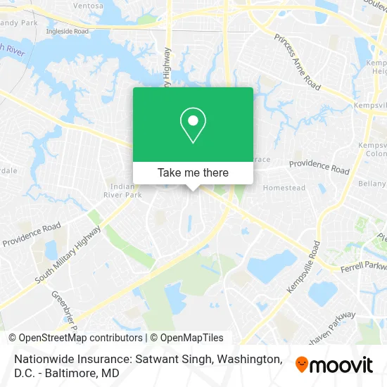 Nationwide Insurance: Satwant Singh map