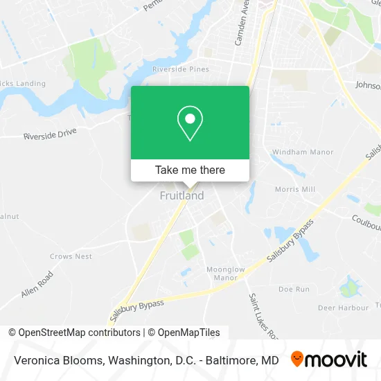 Veronica Blooms map