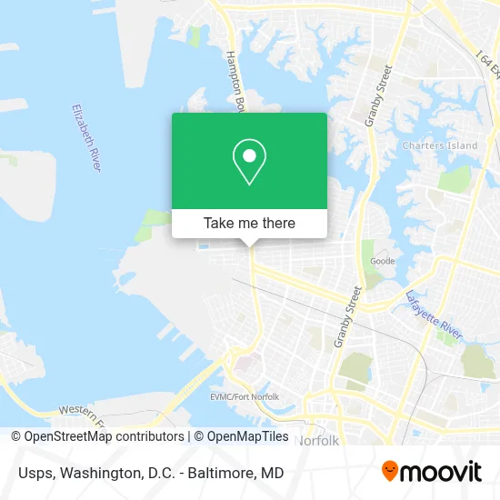Usps map
