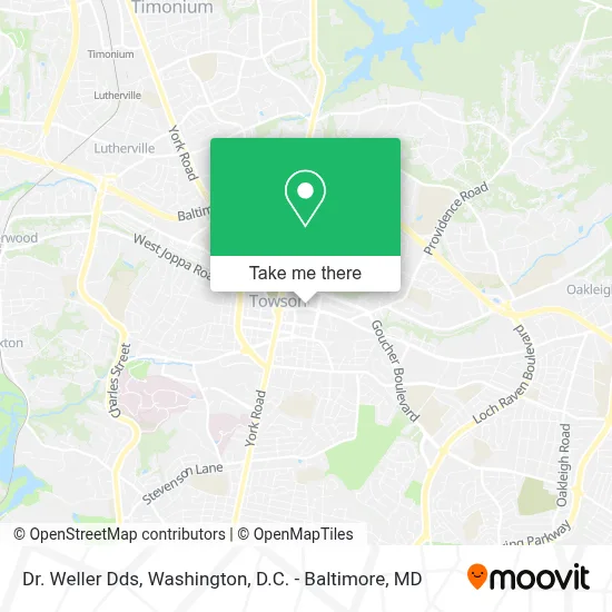 Dr. Weller Dds map