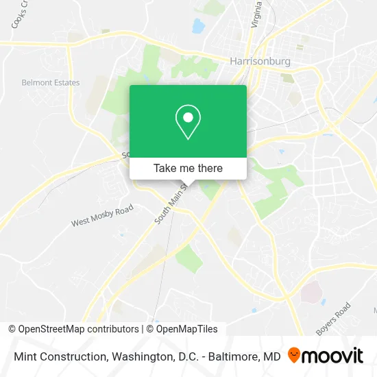 Mint Construction map