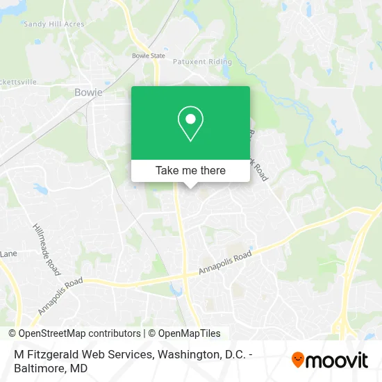 M Fitzgerald Web Services map