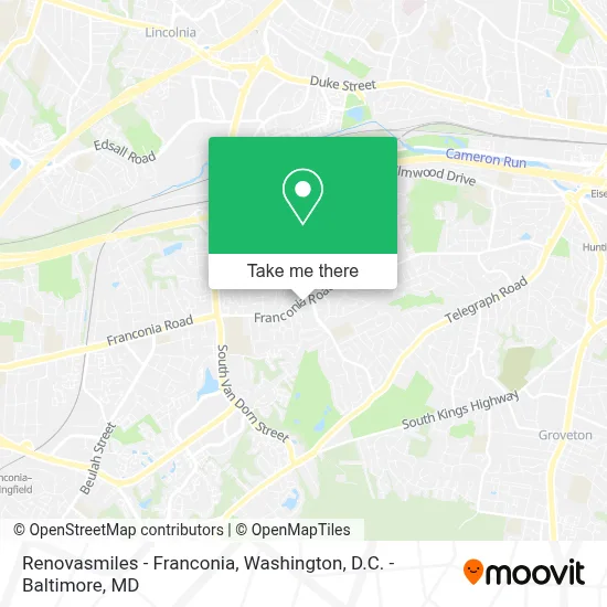 Renovasmiles - Franconia map