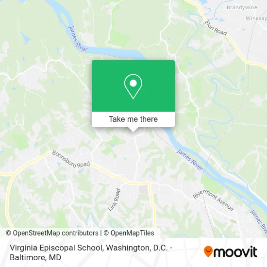 Virginia Episcopal School map