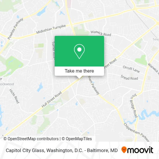 Capitol City Glass map