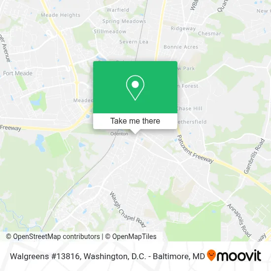 Walgreens #13816 map