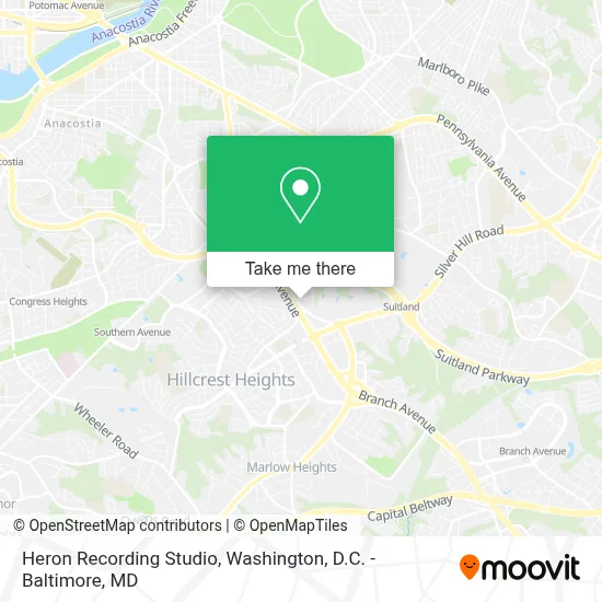 Heron Recording Studio map