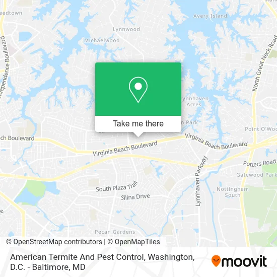 American Termite And Pest Control map