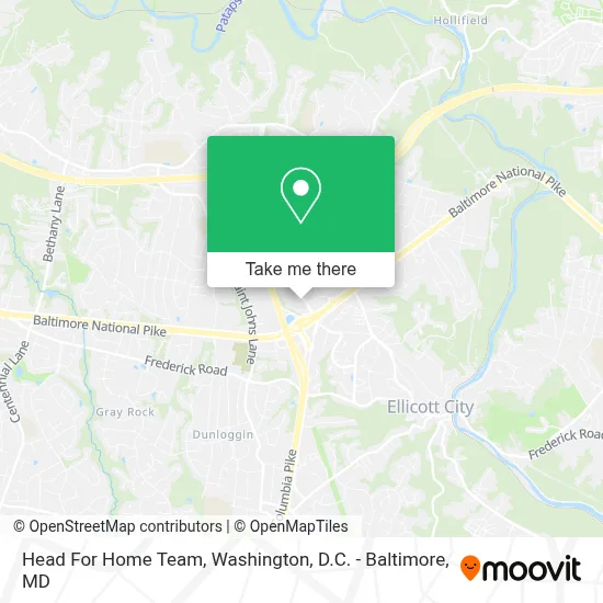 Head For Home Team map