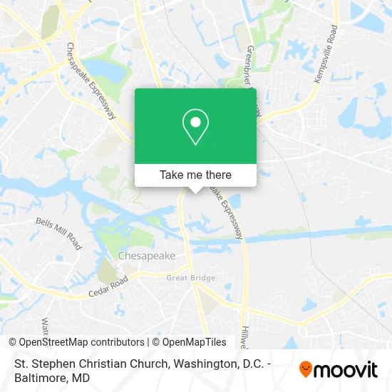 St. Stephen Christian Church map