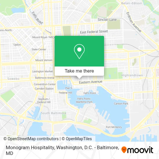 Monogram Hospitality map
