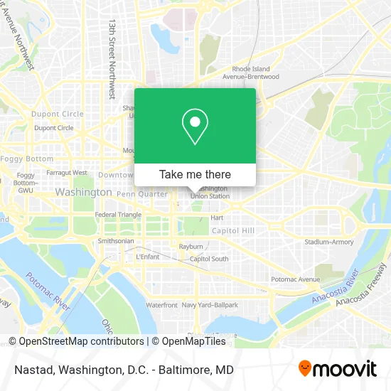Nastad map