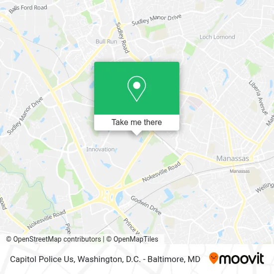 Capitol Police Us map