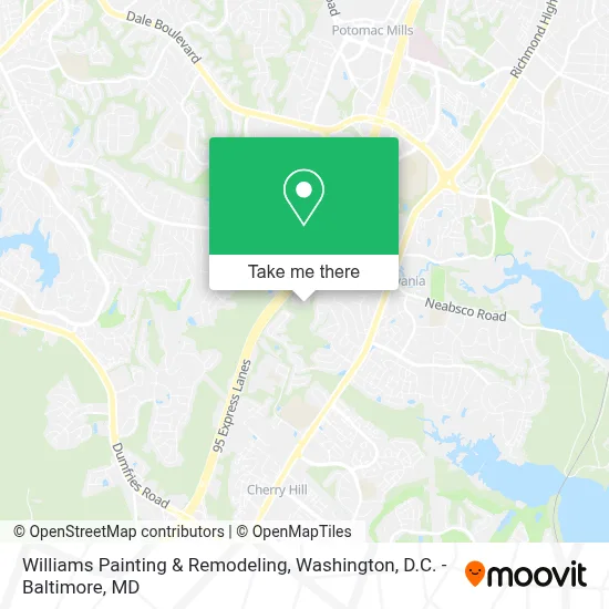 Williams Painting & Remodeling map