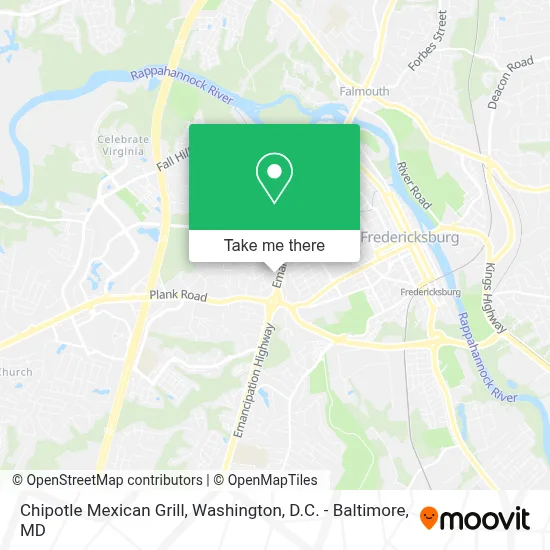 Chipotle Mexican Grill map
