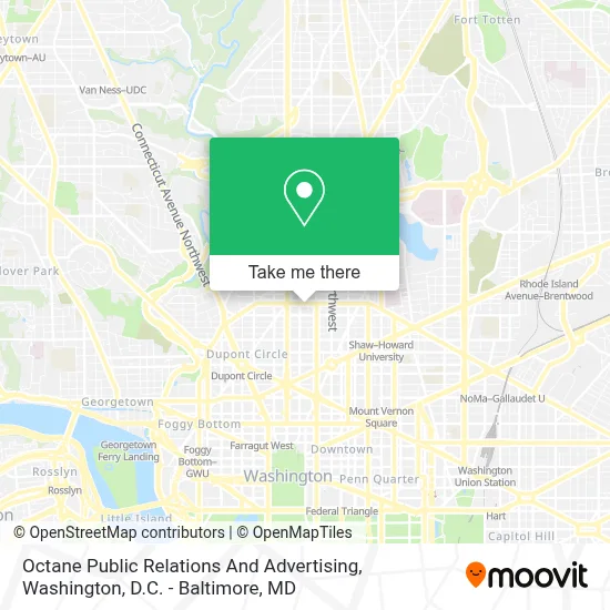 Octane Public Relations And Advertising map