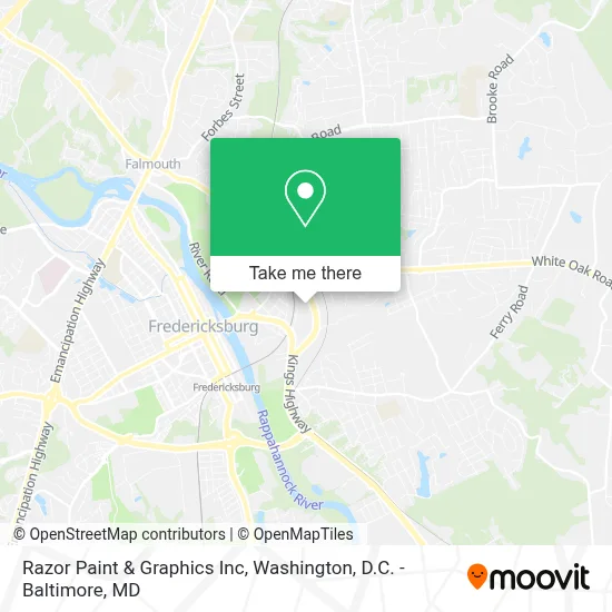 Razor Paint & Graphics Inc map