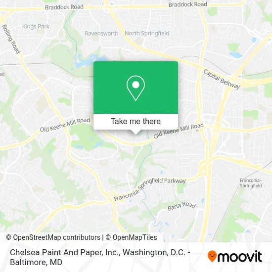 Chelsea Paint And Paper, Inc. map