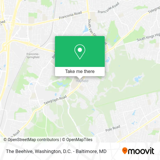 The Beehive map