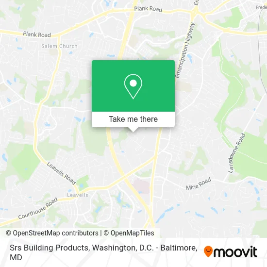 Srs Building Products map