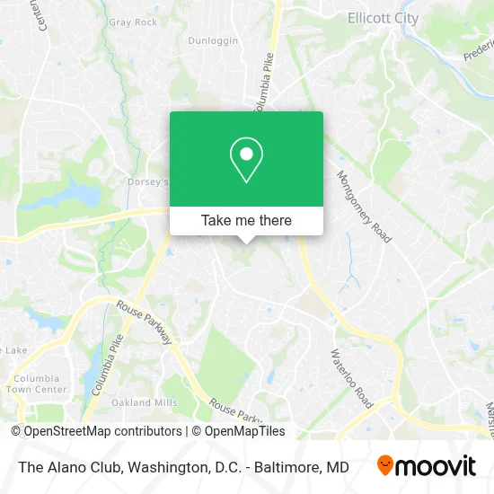 The Alano Club map