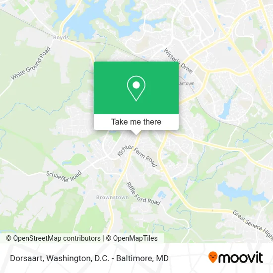 Dorsaart map