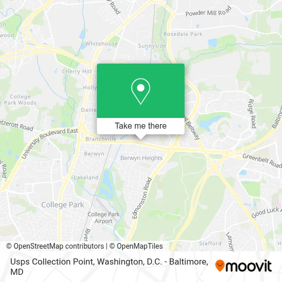 Usps Collection Point map