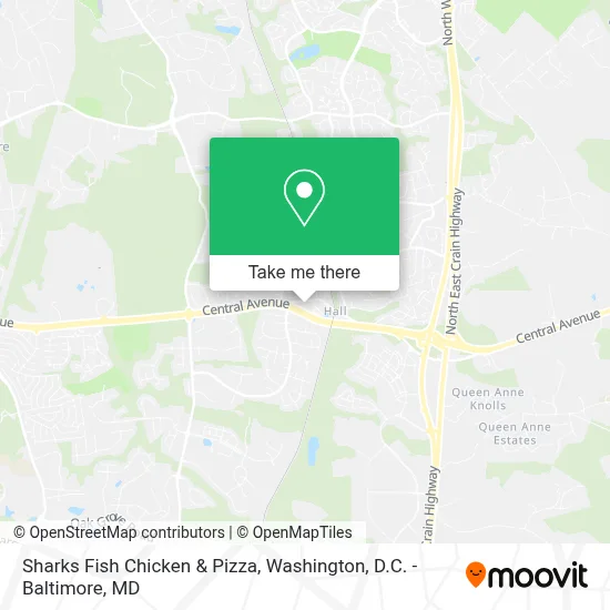 Sharks Fish Chicken & Pizza map