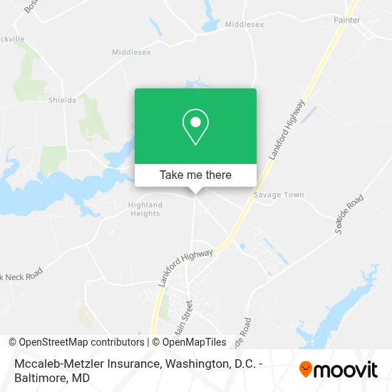 Mccaleb-Metzler Insurance map